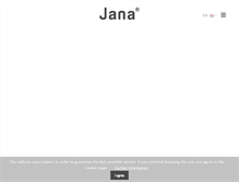 Tablet Screenshot of jana-shoes.com